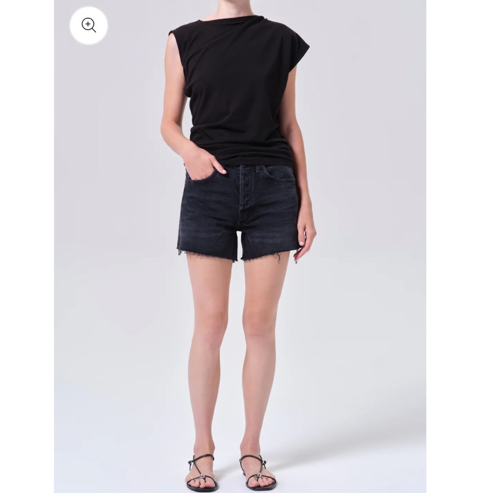 AGOLDE Parker long shorts black 28
